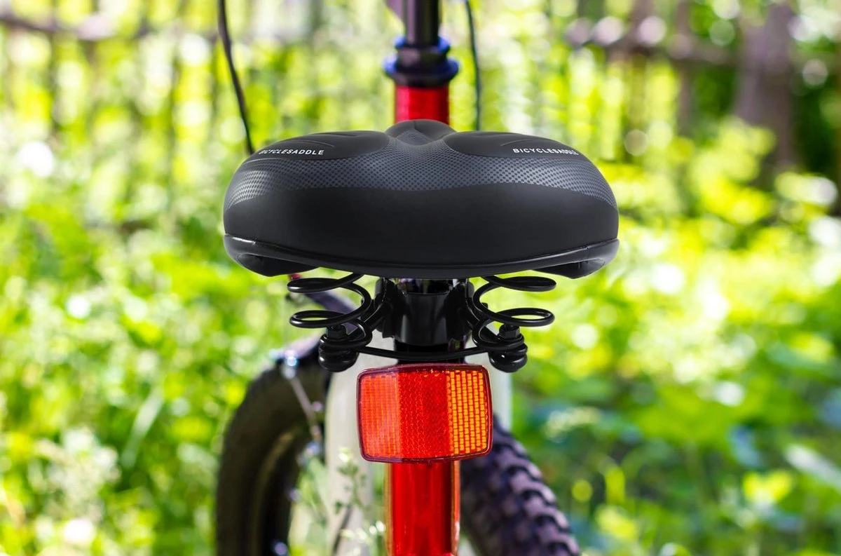 909 OUTDOOR Stadsfietszadel - Mountainbike Fietszadel - PU-leer - Comfortabel - Voor Elke Fiets - Waterdicht 4 909 OUTDOOR Stadsfietszadel - Mountainbike Fietszadel - PU-leer - Comfortabel - Voor Elke Fiets - Waterdicht - Afbeelding 2