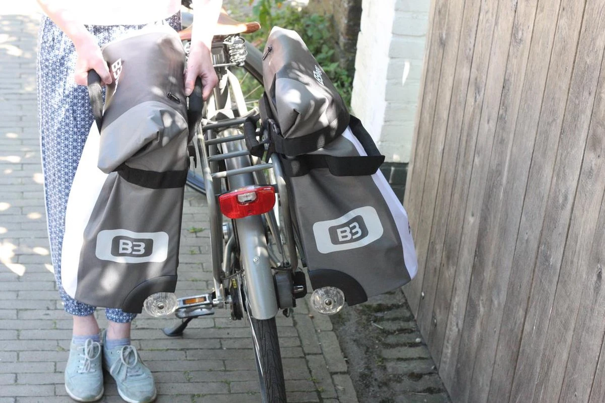 B3bag XL02 - Extra Grote Waterdichte Fietstas Trolley - 1 Bag - 40 L - Jeans 5 B3bag XL02 - Extra Grote Waterdichte Fietstas Trolley - 1 Bag - 40 L - Jeans - Afbeelding 3