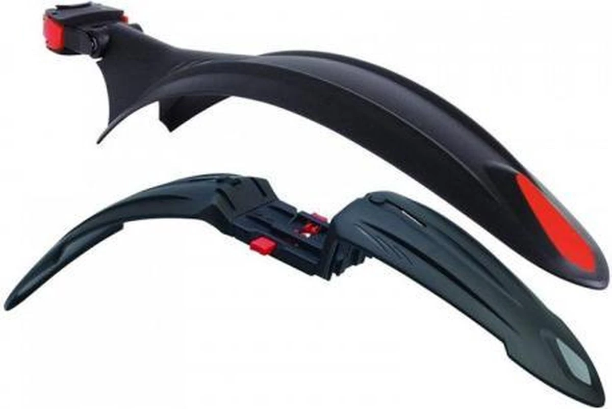 XLC Spatbordenset - 26/29 Inch - PVC - Zwart 3 XLC Spatbordenset - 26/29 Inch - PVC - Zwart