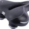 Contec Elliptic+ City/Tour Zadel - Breed Fietszadel Dames - Met +Gel Vulling - Uitsparing Tegen Zadelpijn - Zwart -BOl Winkel 1200x819