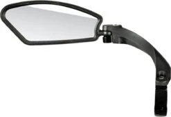 Fietsspiegel - Fietsspiegel Ebike - Links - Achteruitkijkspiegel - Fietsspiegel Op Stuur - Fiets Spiegel - Verstelbaar - Zwart - Stuurbevestiging - EJC Products