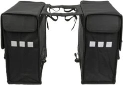 Willex Shopper - Dubbele Fietstas - 38liter- Zwart -BOl Winkel 1200x824 8