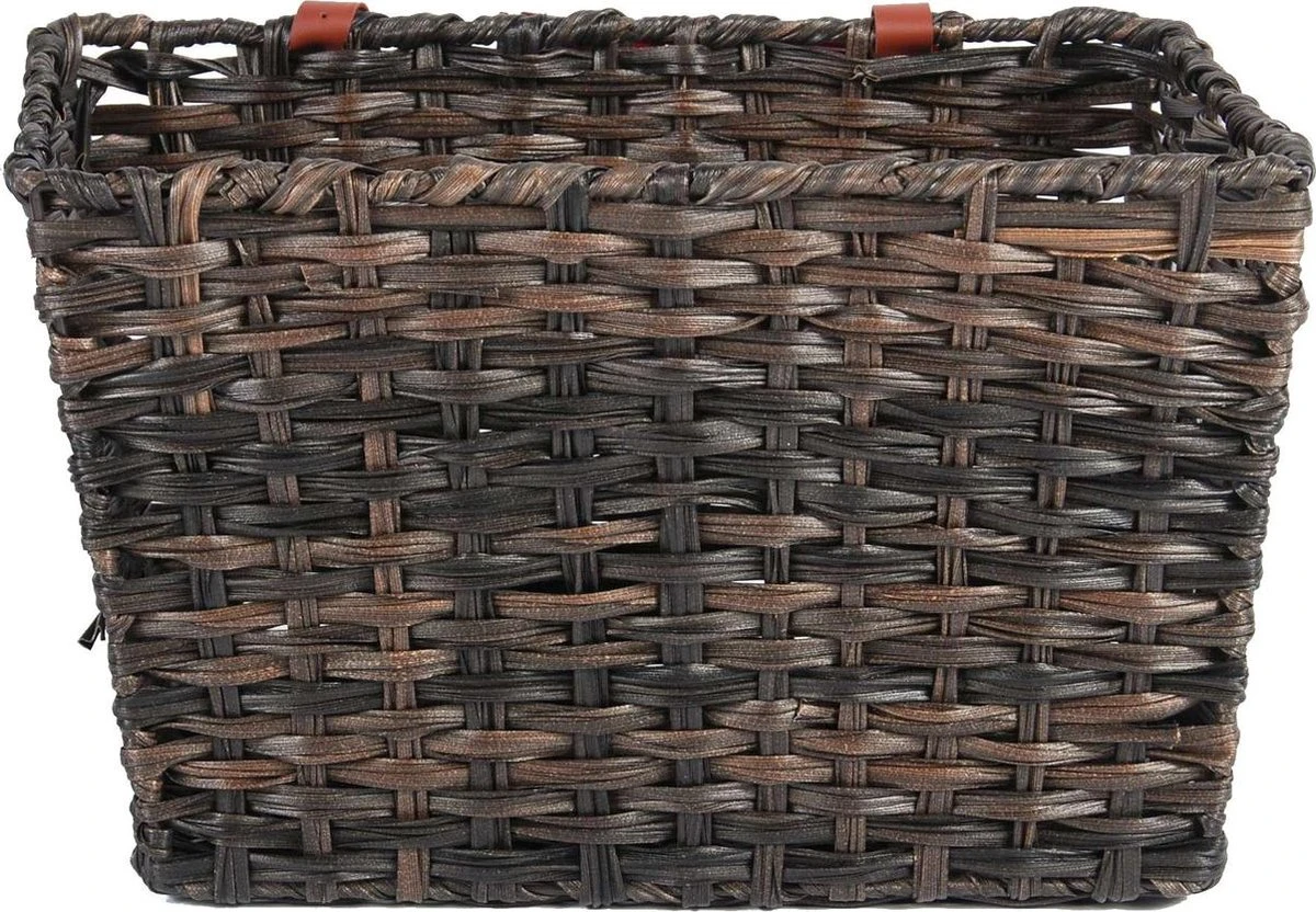 Volare Grote Gevlochten Fietsmand 4 Volare Grote Gevlochten Fietsmand - Afbeelding 2