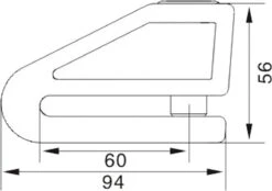 VINZ Baretti Schijfremslot / Motorslot ART4 - Fluor Geel -BOl Winkel 1200x844 6