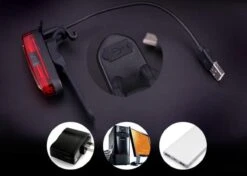 Merkloos Fietslamp - Achterlicht Rood - Oplaadbaar -BOl Winkel 1200x854