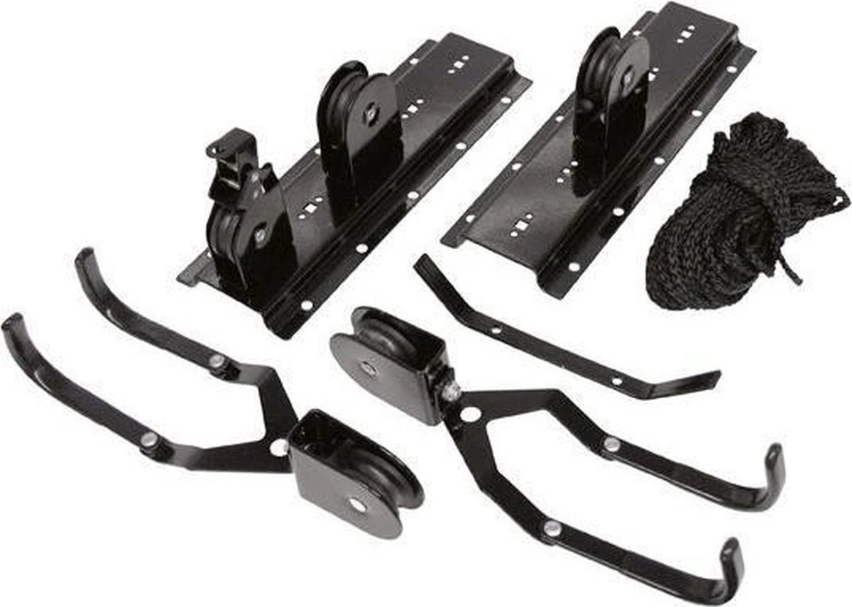 Dresco Fietslift - Max 20 Kg - Zwart 8 Dresco Fietslift - Max 20 Kg - Zwart - Afbeelding 6