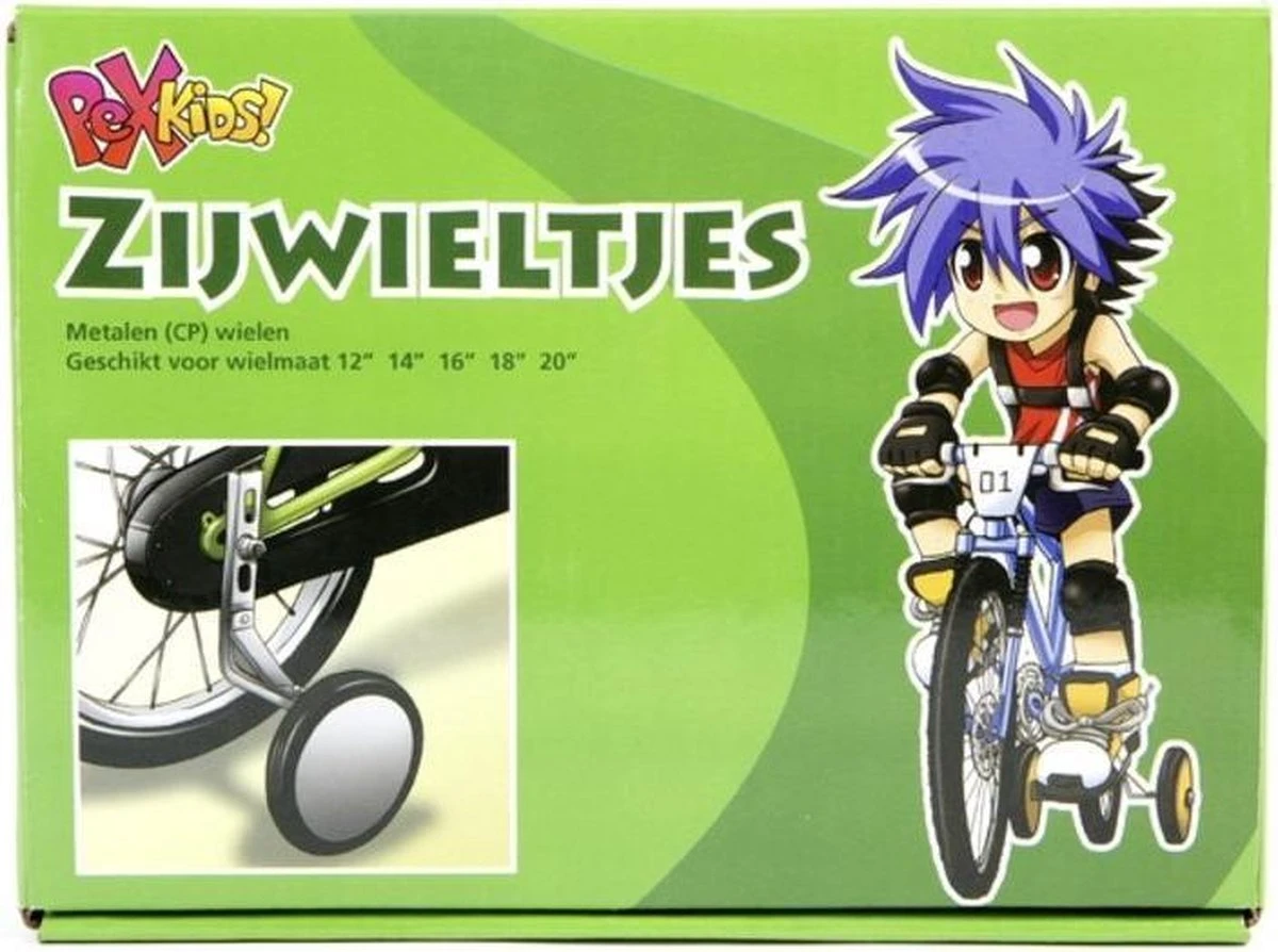 Pexkids Stel Stabilos Zijwieltjes 12 / 20 Inch 6 Pexkids Stel Stabilos Zijwieltjes 12 / 20 Inch - Afbeelding 4
