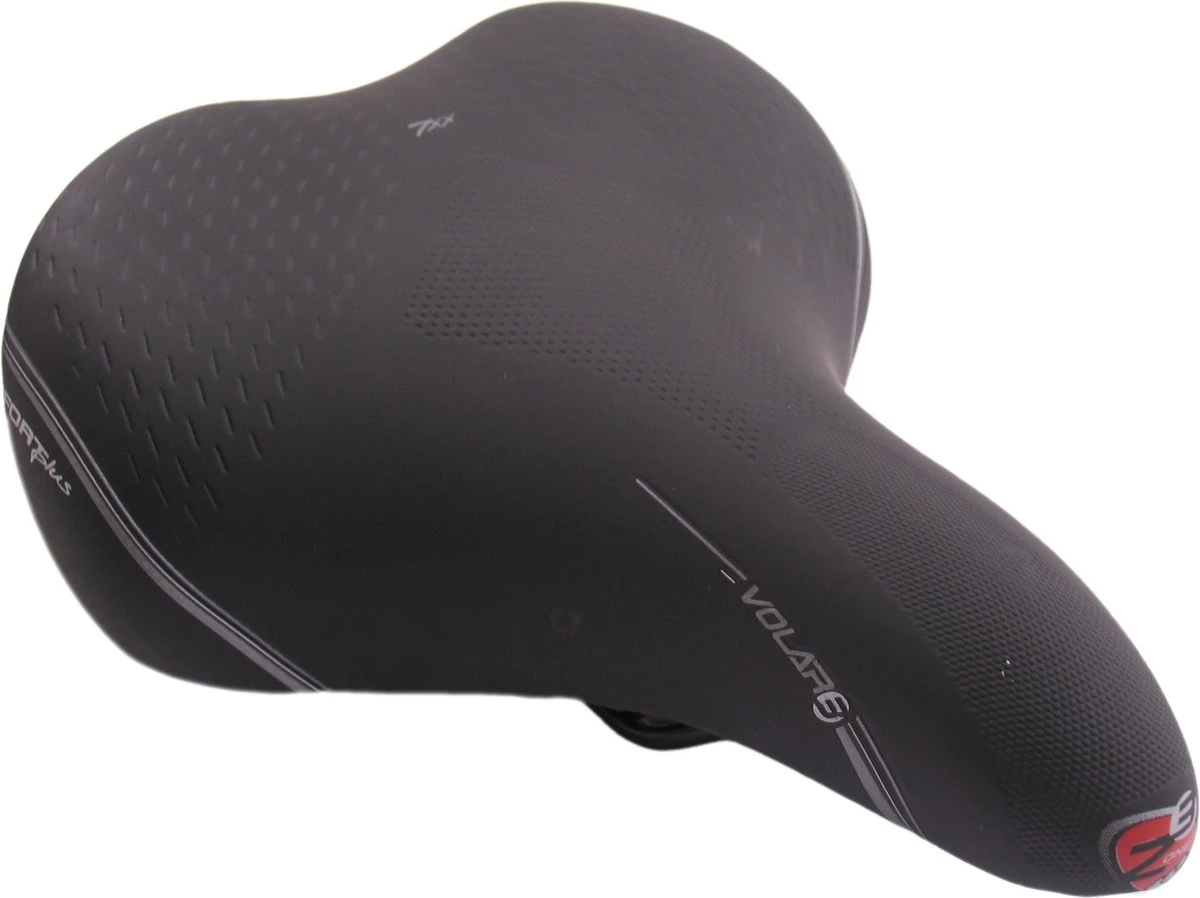 Zadel Selle Bassano Volare BigCity XXL Elastomeer - Zwart 11 Zadel Selle Bassano Volare BigCity XXL Elastomeer - Zwart - Afbeelding 9