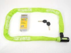 Benson Stahlex Ø5mm / 120cm Kettingslot Fietsslot | 635g Ideaal Gewicht Voor Een Fietser | Zeer Goede Kwaliteit | Groen