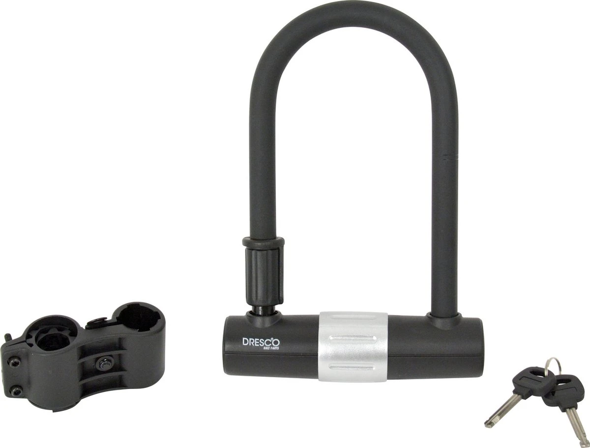 Dresco - Beugelslot - 18 X 24,5 Cm - Zwart 3 Dresco - Beugelslot - 18 X 24,5 Cm - Zwart