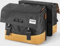 Urban Proof Fietstas Dubbel 40L Recycled Grijs Geel - UP400580
