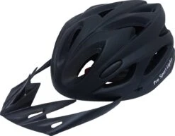 Fietshelm Pro Sport Lights Matt Zwart - Heren/Dames - Medium 55/58cm -BOl Winkel 1200x939