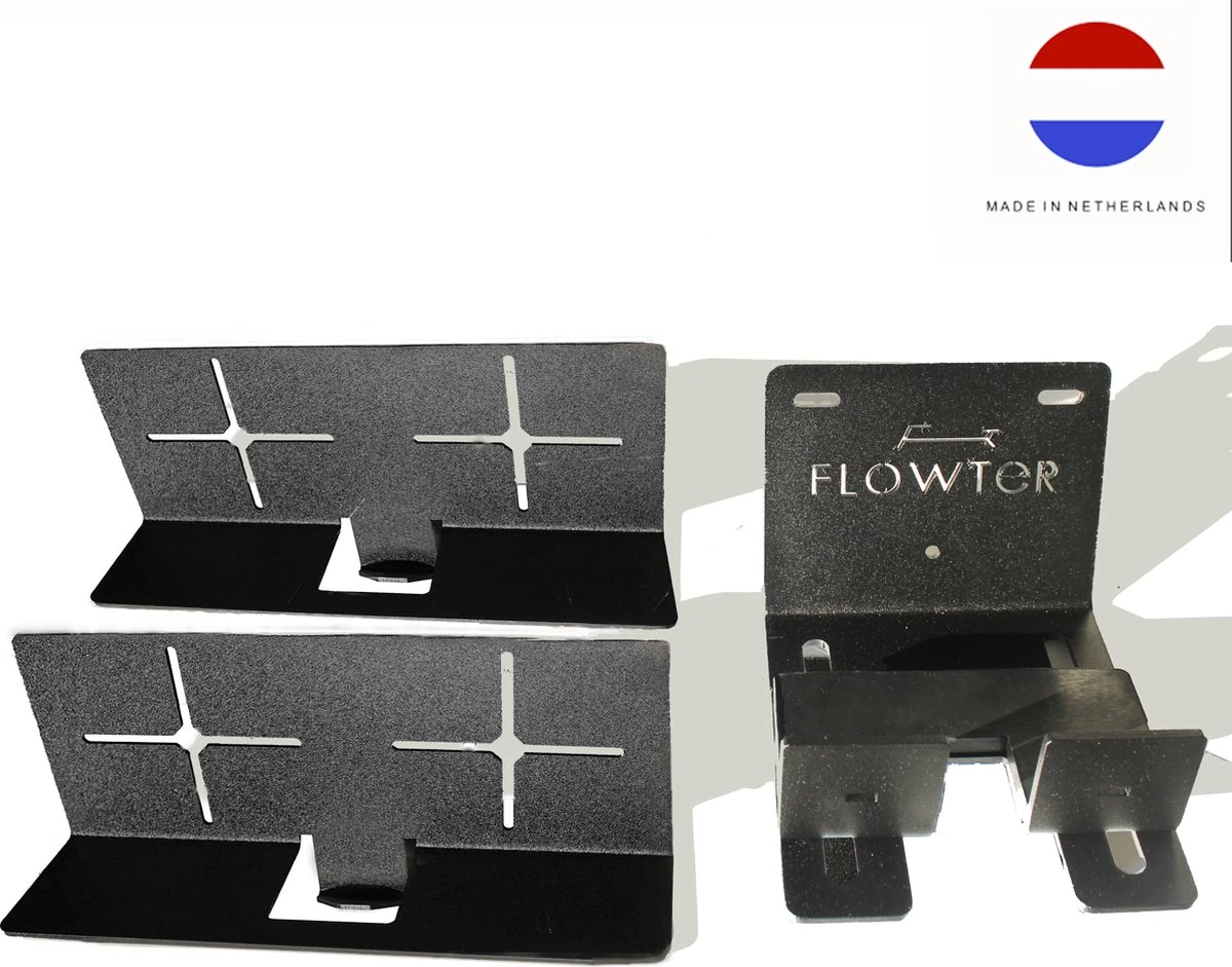 Flowter® Trapper Hanger - Fiets Ophangsysteem Aan De Trapper - Fiets Ophangbeugel - Universele Fiets Muurbeugel - Fietsbeugel Met Gratis Wieldragers+ 3 Flowter® Trapper Hanger - Fiets Ophangsysteem Aan De Trapper - Fiets Ophangbeugel - Universele Fiets Muurbeugel - Fietsbeugel Met Gratis Wieldragers+
