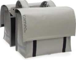 New Looxs Cameo Dubbele Fietstas - Bisonyl - 46 Liter - Grijs