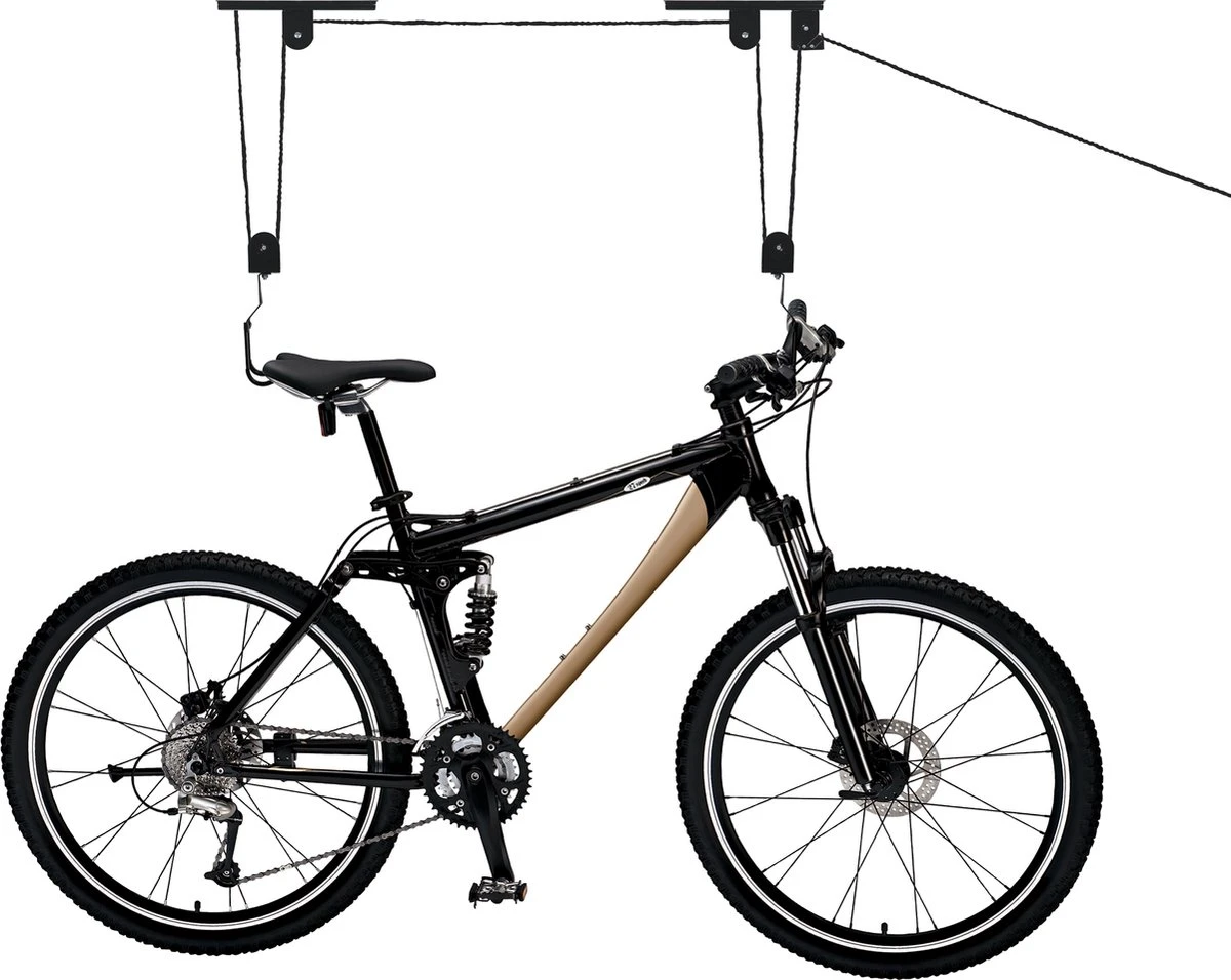 Dresco Fietslift - Max 20 Kg - Zwart 4 Dresco Fietslift - Max 20 Kg - Zwart - Afbeelding 2