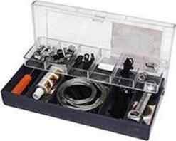 Dresco Fiets Reparatieset - Gereedschapset 66-delig Inclusief Bandenplakset - In Handige Opbergbox