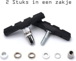 4 Set Universele Rubberen Fiets V Remblokken Set - 4 Paar – 8 Stuks – 70mm | Rubber Remblokjes | Fietsen Remblok | Remblokkenset | Remblokset Geschikt Voor Mountainbike, Stadsfiets, Vouwfiets En Tourfiets -BOl Winkel 1200x973 1