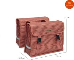 New Looxs Fiori Double Nomi Dubbele Fietstas - 30 Liter - Rood 10 New Looxs Fiori Double Nomi Dubbele Fietstas - 30 Liter - Rood -BOl Winkel 1200x974 7