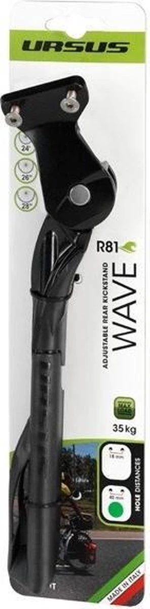 Achterstandaard Ursus Wave Met 40 Mm Plaat - Zwart 5 Achterstandaard Ursus Wave Met 40 Mm Plaat - Zwart - Afbeelding 3