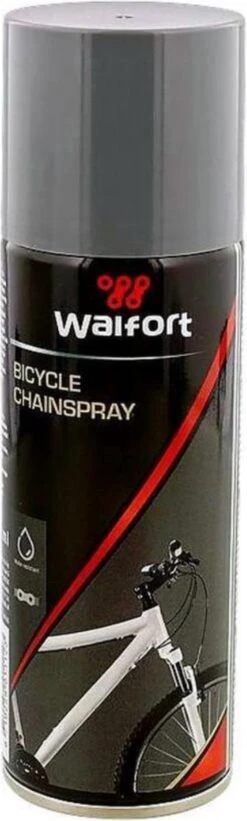 Walfort - Kettingspray Voor Fietskettingen -smeerspray Voor Kettingen En Versnellingen - 200 Ml