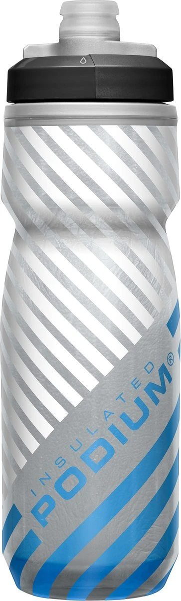CamelBak Podium Chill Outdoor - 710 Ml - Grijs / Blauw (Grey Blue Stripe) 3 CamelBak Podium Chill Outdoor - 710 Ml - Grijs / Blauw (Grey Blue Stripe)