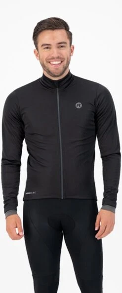 Rogelli Essential Winterjack - Fietsjack Heren - Zwart - Maat 2XL -BOl Winkel 502x1200