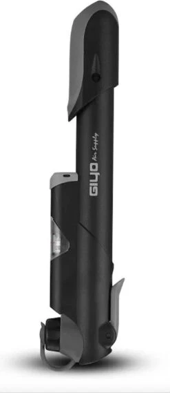 Giyo - Mini Fietspomp - Compact Achter Bidonhouder - Zwart - MTB - Race Fiets - Mountainbike - Hollands Ventiel - Frans Ventiel - Autoventiel