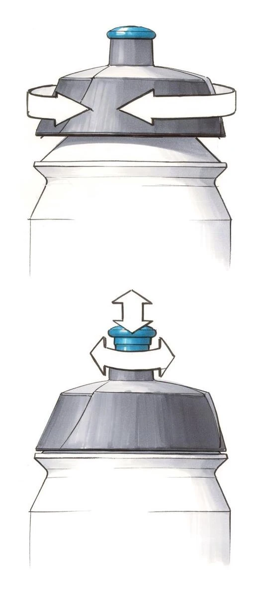 Tacx Shiva Bidon - 500cc - Black 5 Tacx Shiva Bidon - 500cc - Black - Afbeelding 3