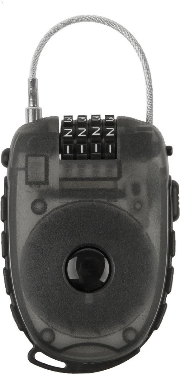 Kabelslot Met Oprolbare Staalkabel M-Wave Lock 'n Roll - 90 Cm X 2,4 Mm (op M-wave Kaart) 3 Kabelslot Met Oprolbare Staalkabel M-Wave Lock 'n Roll - 90 Cm X 2,4 Mm (op M-wave Kaart)