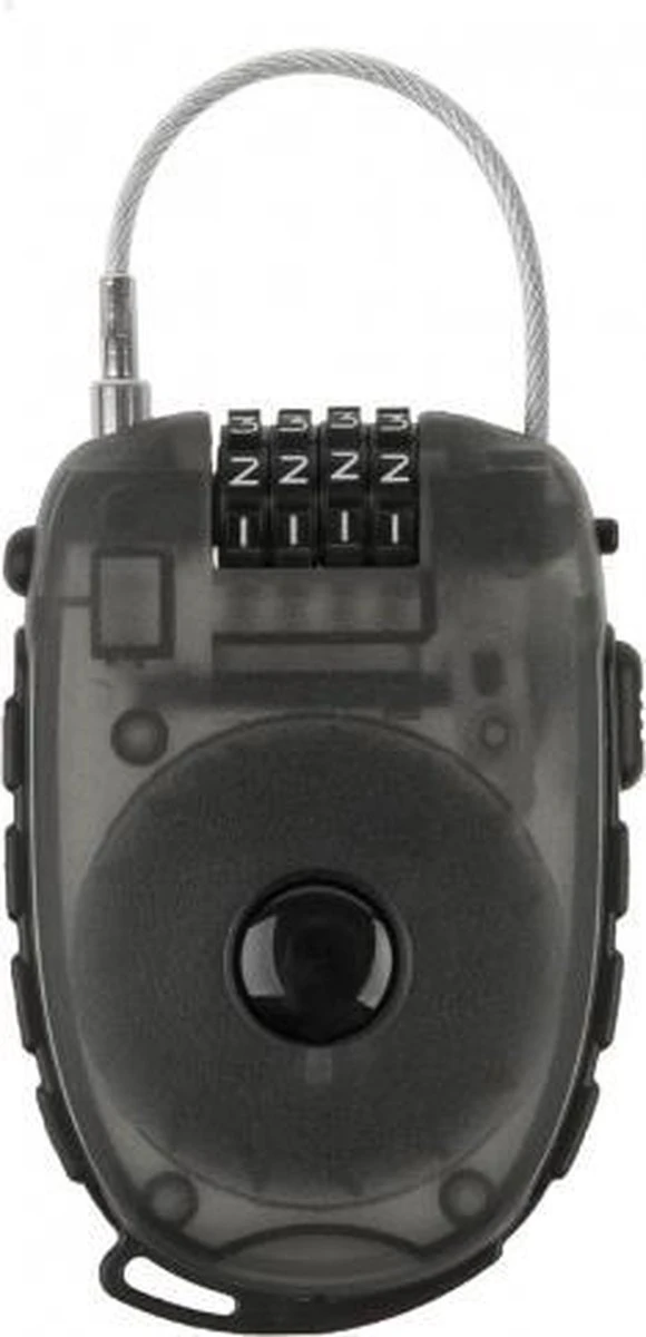 Kabelslot Met Oprolbare Staalkabel M-Wave Lock 'n Roll - 90 Cm X 2,4 Mm (op M-wave Kaart) 5 Kabelslot Met Oprolbare Staalkabel M-Wave Lock 'n Roll - 90 Cm X 2,4 Mm (op M-wave Kaart) - Afbeelding 3