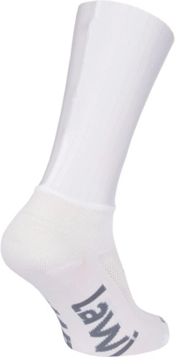 LAWI Fietssokken Aero Absolute White 39-42 4 LAWI Fietssokken Aero Absolute White 39-42 - Afbeelding 2