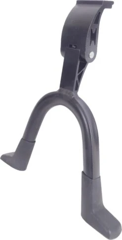 Standaard Edge Double 2-poot 28" - 30cm - Zwart Aluminium -BOl Winkel 614x1200