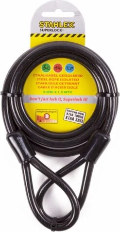 Merkloos Stahlex Staalkabel 1.5 Meter X 8 Mm Met Lussen Geplastificeerd -BOl Winkel 620x1200 1