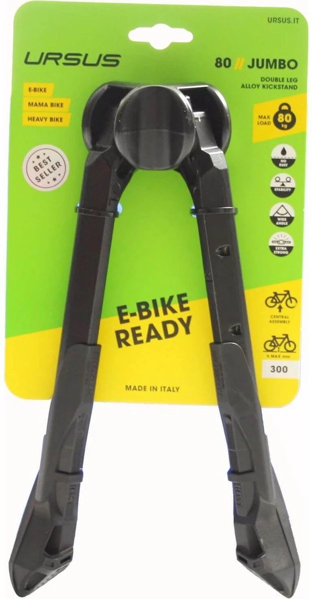 Middenstandaard Ursus Jumbo 2-poot 30cm - Zwart 19 Middenstandaard Ursus Jumbo 2-poot 30cm - Zwart - Afbeelding 17