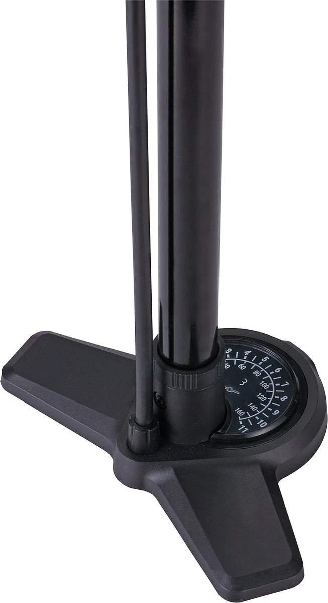 BBB Cycling AirBoost Fietspomp Met Drukmeter - Fiets Pomp Racefiets En Mountainbike - Voetpomp 11 Bar - Zwart - BFP-28 6 BBB Cycling AirBoost Fietspomp Met Drukmeter - Fiets Pomp Racefiets En Mountainbike - Voetpomp 11 Bar - Zwart - BFP-28 - Afbeelding 4