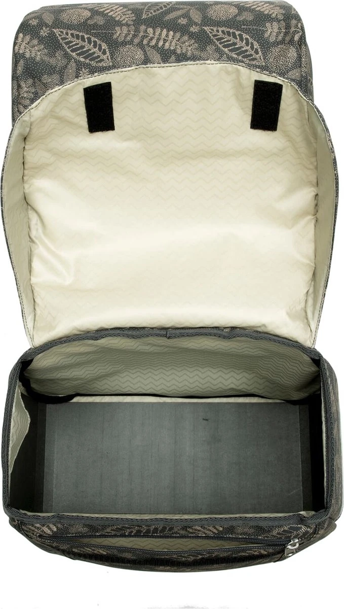 New Looxs Forest Joli Dubbele Fietstas - 37 Liter - Antraciet 8 New Looxs Forest Joli Dubbele Fietstas - 37 Liter - Antraciet - Afbeelding 6