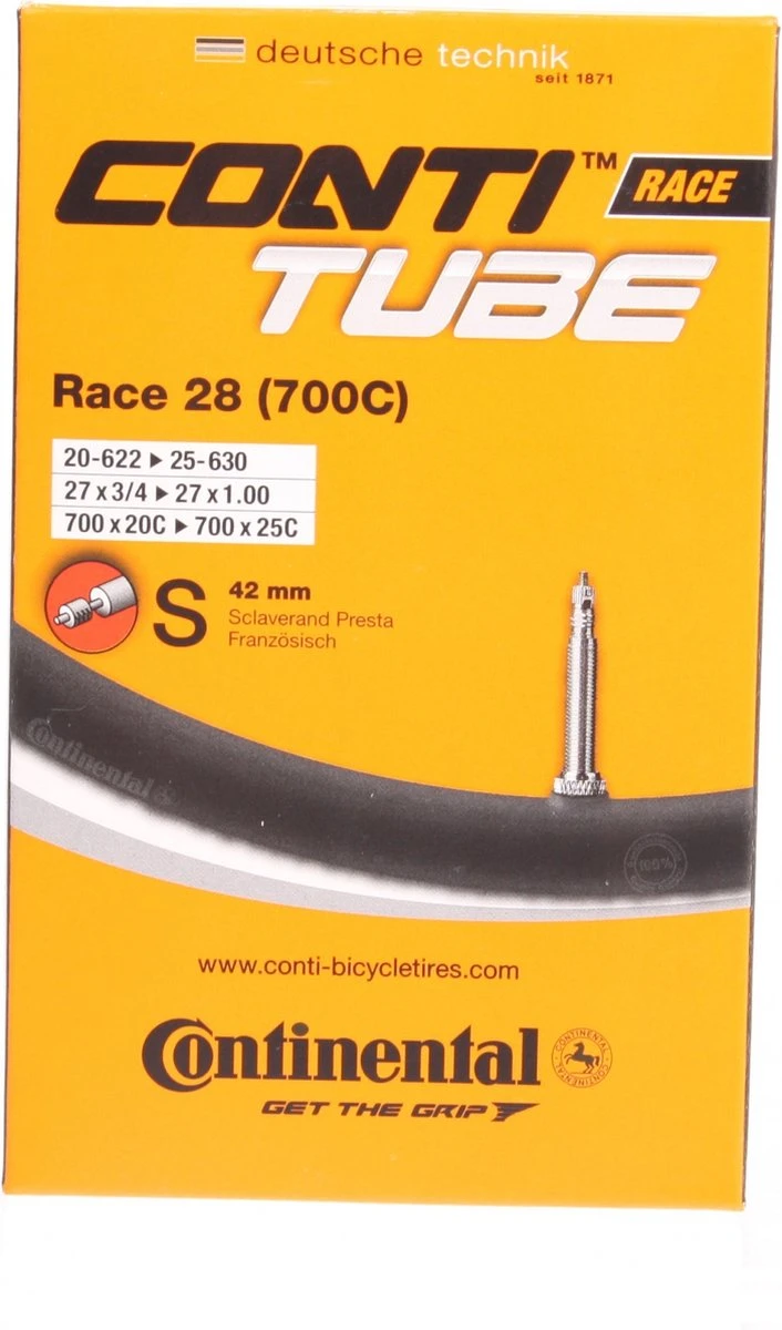 Continental Binnenband Race 28 Inch (20/25-622) Fv 42 Mm 4 Continental Binnenband Race 28 Inch (20/25-622) Fv 42 Mm - Afbeelding 2