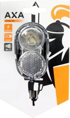 AXA Echo 30 Switch - Fietslamp Voorlicht - LED Koplamp - Dynamo - 30 Lux -BOl Winkel 716x1200