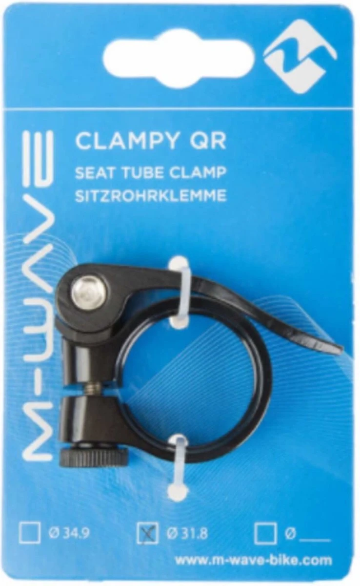 M-Wave Zadelpenklem Met Snelspanner - Ø 31.8 Mm - Zwart 5 M-Wave Zadelpenklem Met Snelspanner - Ø 31.8 Mm - Zwart - Afbeelding 3