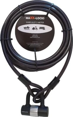 Maxx-Locks Oban Kabelslot - 5 Meter X 12mm (Bootslot, Tuinmeubel Slot, Terras Slot) 500 Cm