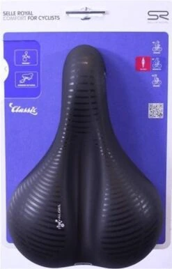 Selle Royal Avenue Moderate 8466 - Fietszadel - Gel - Zwart -BOl Winkel 767x1200 2