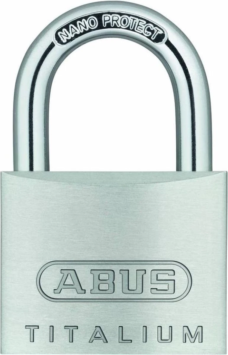 ABUS Hangslot Titalium - 40mm - Aluminium/beugel Gehard Staal Met NANO-Protect (Verpakt In Blister) 3 ABUS Hangslot Titalium - 40mm - Aluminium/beugel Gehard Staal Met NANO-Protect (Verpakt In Blister)