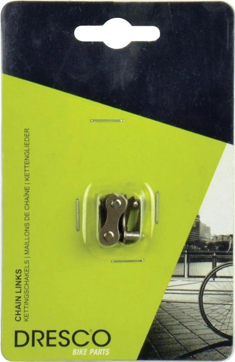 Dresco Kettingschakels 1/2 X 1/8 Inch 1 Speed Staal Zilver 2 Stuks 4 Dresco Kettingschakels 1/2 X 1/8 Inch 1 Speed Staal Zilver 2 Stuks - Afbeelding 2