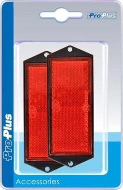 PROPLUS Pro Plus Reflector Met Schroefbevestiging - 104 X 40 Mm - Rood - 2 Stuks -BOl Winkel 779x1200 4