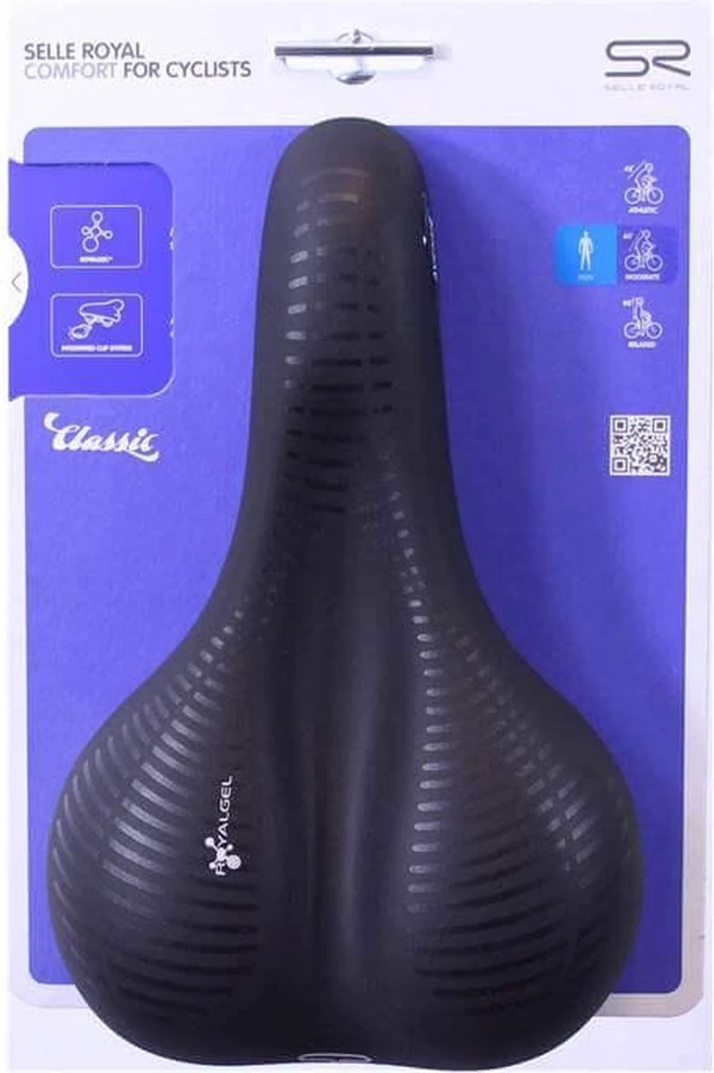 Selle Royal Avenue Moderate 8467 - Fietszadel - Gel - Zwart 21 Selle Royal Avenue Moderate 8467 - Fietszadel - Gel - Zwart - Afbeelding 19