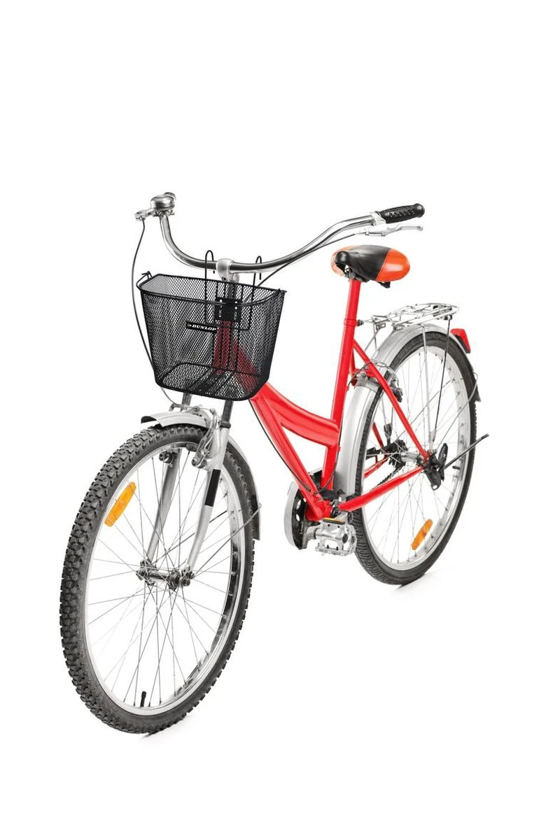 Dunlop Fietsmand - 22 Liter - Zwart - Metaal - Met Haken 6 Dunlop Fietsmand - 22 Liter - Zwart - Metaal - Met Haken - Afbeelding 4