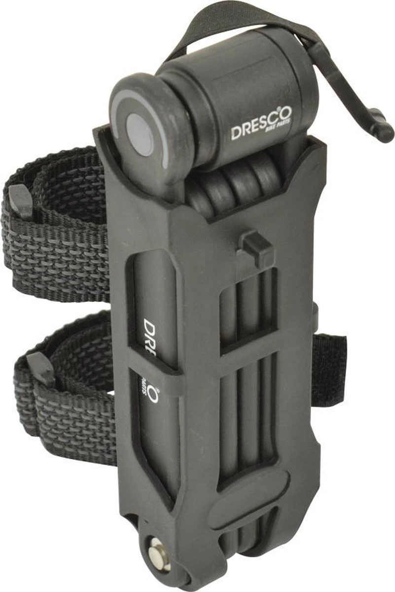 Dresco - Vouwslot - 85x5,5cm - Met Houder - Zwart 6 Dresco - Vouwslot - 85x5,5cm - Met Houder - Zwart - Afbeelding 4