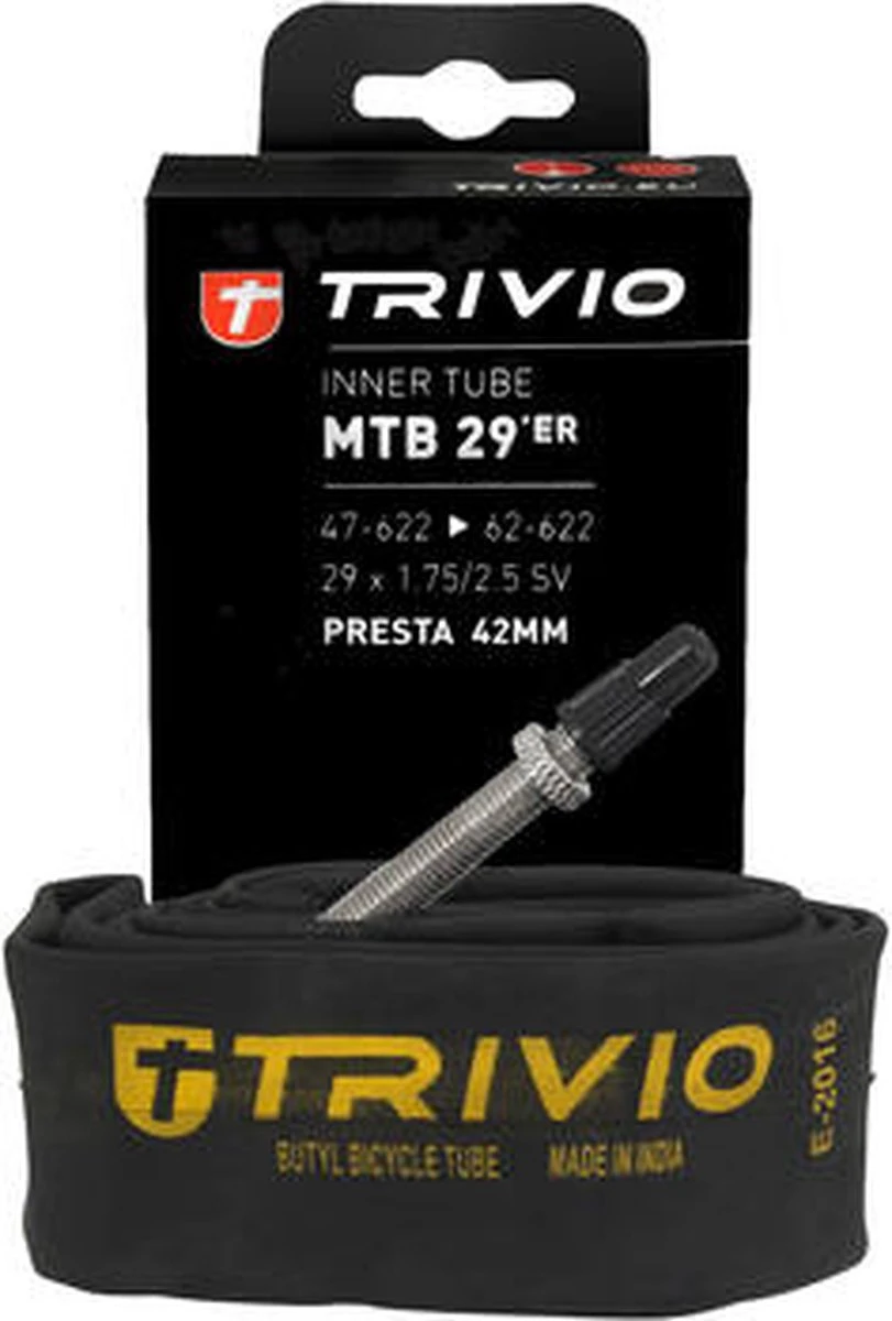 Trivio - MTB Binnenband 29X1.75/2.5 SV 42MM Presta 3 Trivio - MTB Binnenband 29X1.75/2.5 SV 42MM Presta