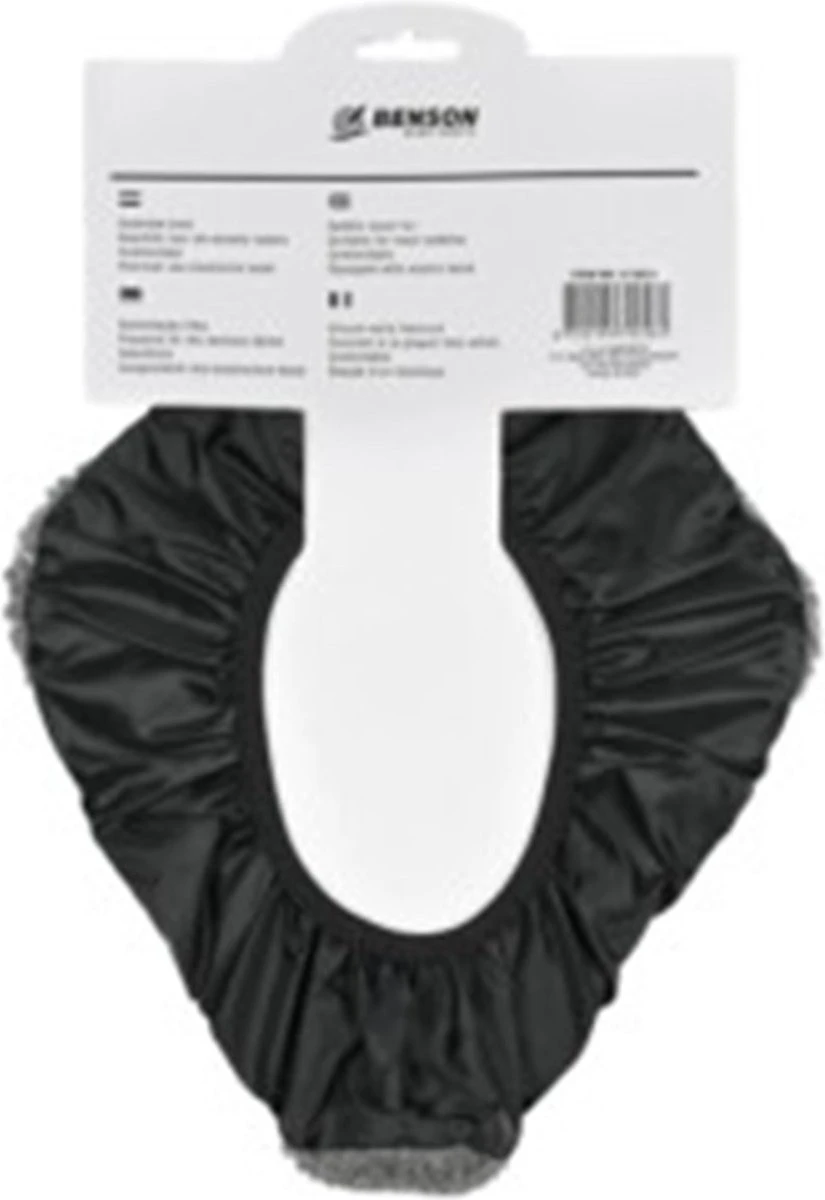 Benson Universele Fiets Zadeldek - Imitatie Schapenvacht - Bont - Grijs 4 Benson Universele Fiets Zadeldek - Imitatie Schapenvacht - Bont - Grijs - Afbeelding 2