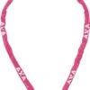 AXA Rigid RCC 120 Kettingslot - Slot Voor Fietsen – Code - 120 Cm – 3,5 Mm - Roze